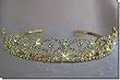 Bridal Wedding Tiara Crown With Crystal Arches 5511G6