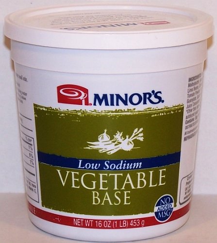 Minor's Low Sodium Vegetable Base - 16 oz.
