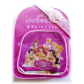 Disney Princess Enchanted Tales Mini Backpack 10-piece Funpack with Markers, Crayons, Coloring Books
