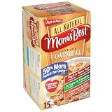 Mom's Best All Natural Variety Pack Instant Oatmeal, 15-Count Boxes (Pack of 6)