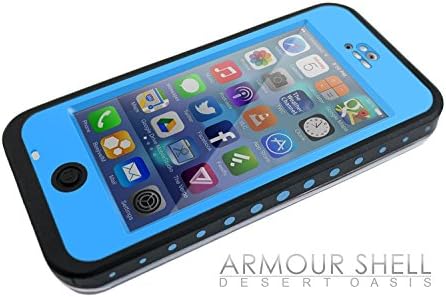 Bolkin® Hybrid Armor Series Waterproof Case Cover for Apple Iphone 5c (Blue)