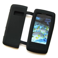 LG enV Touch VX11000 Verizon Soft Silicone Protector Skin Case Black