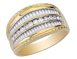 Diamond Cluster Ring 1 Carat (ctw) in 14K Yellow Gold