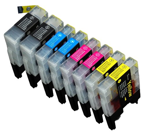 8 Pack Compatible Brother LC-61 , LC-65 , LC61 , LC65 2 Black, 2 Cyan, 2 Magenta, 2 Yellow for use with Brother MFC-J410, DCP-145C, DCP-165C, DCP-195C, DCP-375-CW, DCP-385C, DCP-395-CN, DCP-585-CW, DCP-6690-CW, DCP-J125, DCP-J315-W, DCP-J515-W, DCP-J715-W, MFC-250C, MFC-255-CW, MFC-290C, MFC-295-CN, MFC-490-CW, MFC-495-CW, MFC-5490-CN, MFC-5890-CN, MFC-5890-CN, MFC-5895-CW, MFC-6490-CW, MFC-6890CD-W, MFC-790-CW, MFC-795-CW, MFC-990-CW, MFC-J220, MFC-J265-W, MFC-J270-W, MFC-J410, MFC-J410-W, MFC-J415-W, MFC-J615-W, MFC-J630-W. Ink Cartridges for inkjet printers. LC 61 BK , LC 61BK , LC 61C , LC 61Y , LC-61 BK , LC-61BK , LC-61C , LC-61Y , LC61 BK , LC61 C , LC61BK , LC61C , LC61M , LC61Y , LC65BK , LC65C © Blake Printing Supply On Sale