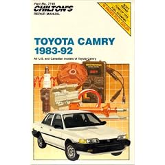 Chilton's Toyota Camry 1983-92: All U.S. and Canadian Models of Toyota Camry (Chilton's Repair Manual (Model Specific))