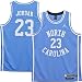 Nike North Carolina Tar Heels #23 Michael Jordan Sky Blue Tackle Twill Basketball Jersey