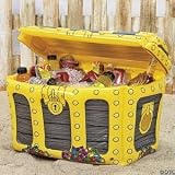 Inflatable Pirate Treasure Chest Cooler.