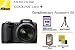 51JxfwcmEqL. SL75  Nikon Coolpix L110 12.1MP Digital Camera (Black) With The Coolpix Complimentary Accessory Kit Includes 4GB Memory Card + LCD Screen Protectors + Flexible Mini tripod + More