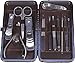 LUXEHOME Stainless Steel Personal Manicure & Pedicure Set, Travel & Grooming Kit 12 Piece in 1