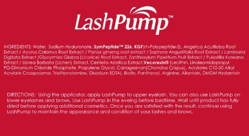 LashPump - Best Eyelash Growth and Enhancer - Longer, Thicker Eyelashes - Best Eyelash Enhancer