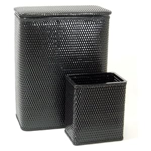 Redmon Chelsea Hamper and Matching Wastebasket Collection