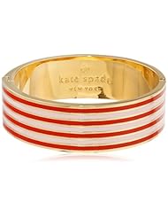 kate spade new york "Idiom Bangles" No Strings Attached Hinged Rosy Dawn Bangle Bracelet, 2.12"
