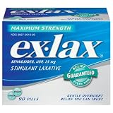 Search : Ex-Lax Stimulant Laxative, 25mg, 90 Pills