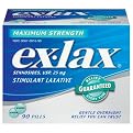 Ex-Lax Stimulant Laxative, 25mg, 90 Pills