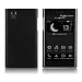 Zenus Prada Phone by LG L-02D ケース Prestige Skinney Bar ブラック 本革 Z493P3