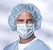 Medline MED384 Basic Procedure Face Masks with Earloops, Blue (Case of 24)
