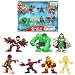 Marvel Superhero Squad Mini Figure 7Pack Defeat of Dr. Doom Volcana, Reptil, Falcon, SpiderMan, Hulk, Iron Man, Dr. Doom