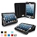 Snugg iPad Mini Leather Case Cover and Flip Stand with Elastic Hand Strap and Premium Nubuck Fibre Interior (Black) – Automatically Wakes and Puts the iPad Mini to Sleep. From Snugg, The Creators of the number 1 selling iPad 2 & 3 Case