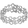 14K White Gold Diamond Bracelet - 6.50 Ct.