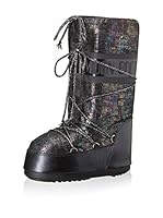 Moon Boot Botas Shiny Brush (Negro / Multicolor)