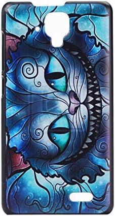 For Lenovo A536 case,Fannymac® Night Cat Pattern Hard PC Snap-On Back Case Cover Shell for Lenovo A536