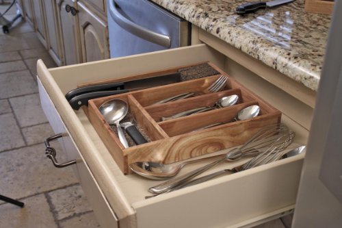 Natural Cultery Tray with KNIFEdock - 13"