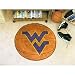 West Virginia Mountaineers NCAA Basketball Round Floor Mat (29)