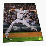 Jon Lester Autographed 2007 World Series 16 x 20 Photograph (Unframed)