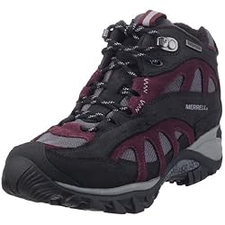 Merrell J16334 SIREN SONG POLAR MID WTPF/BLACK/HUCKLEBE, Damen Stiefel, Violett (BLACK/HUCKLEBERRY), EU 40.5, (US 9.5), (UK 7)