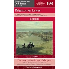 Brighton and Lewes (Cassini Historical Map, Old Se) by 
