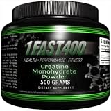 1Fast400 Creatine Monohydrate Powder, 500-Grams