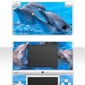 Nintendo DSi Skin " BLUE DOLFIN " Aufkleber Sticker Folie Schutzfolie