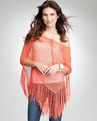 Weave Fringe Poncho