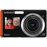 Samsung TL225 DualView 12.2MP Digital Camera with 4.6X Optical Zoom and 3.5-Inch LCD Screen and 1.5-Inch Front Screen (Orange)