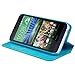 MyBat HTC 510 Desire 510 MyJacket Wallet with Tray - Retail Packaging - Blue