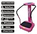 KMS 2011 Pink Crazy Fit Vibration Massage Plate 2750W Peak Power 99 Speed Range with MP3 Loudspeaker and 2 Free Power Cords 150kg Max User Weight
