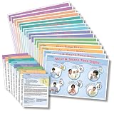 Sign2Me Early Learning, Reminder Series Set 16-Laminated Placemats/Posters in English, Spanish and ASL (American Sign Language) (English and Spanish Edition)