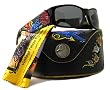 AUTHENTIC ED HARDY SUNGLASSES EHS 036 BLACK DEVIL ON PANTHER AUTHENTIC