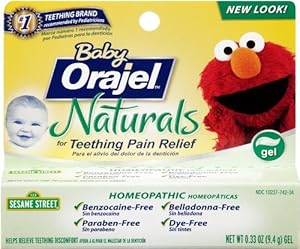 Orajel Baby Naturals Teething Gel, 0.33 Ounce