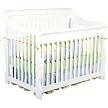 Canton 4-in-1 Convertible Crib in Classic White by Delta Childrens Products