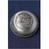 Review Sterling & Classic SC158 / Edinburgh Castle Round English Pewter Paperweight Bottle Opener