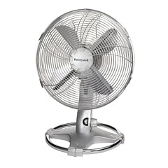 Honeywell HT-216E Oszillierender Tischventilator in chrom 30 cm Fl�gelduchmesser