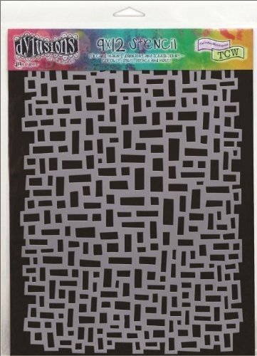 Ranger Dyan Reaveley's Dylusions Stencils, 9 by 12-Inch, Blocks