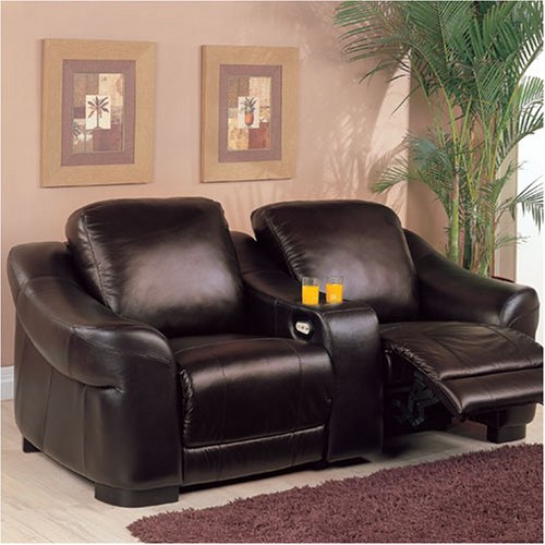 Hollywood Style Leather Theater Recliner