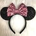 CLGIFT Pink Mickey Ears, Rainbow Minnie Mouse Ears, Sparkly Minnie Ears, Mouse Ears, Electrical Parade Ears,