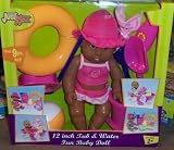 12 INCH TUB & WATER FUN BABY DOLL (AFRICAN AMERICAN)