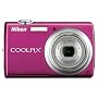 Nikon Coolpix S220 10MP Digital Camera with 3x  Optical Zoom and 2.5 inch LCD (Plum)