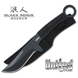 Black Ronin Mini Warrior Nylon Cord Wrapped Handle