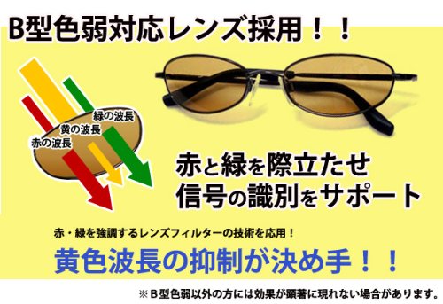 Cover image : 色弱メガネ[めがね] 赤・緑を強調 B型色弱対応レンズ採用 色覚補助メガネ