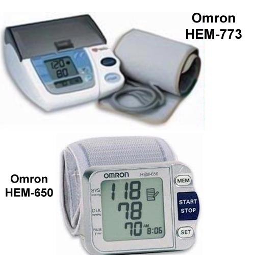 Omron HEM-773 and HEM-650 Blood Pressure Monitor Kit